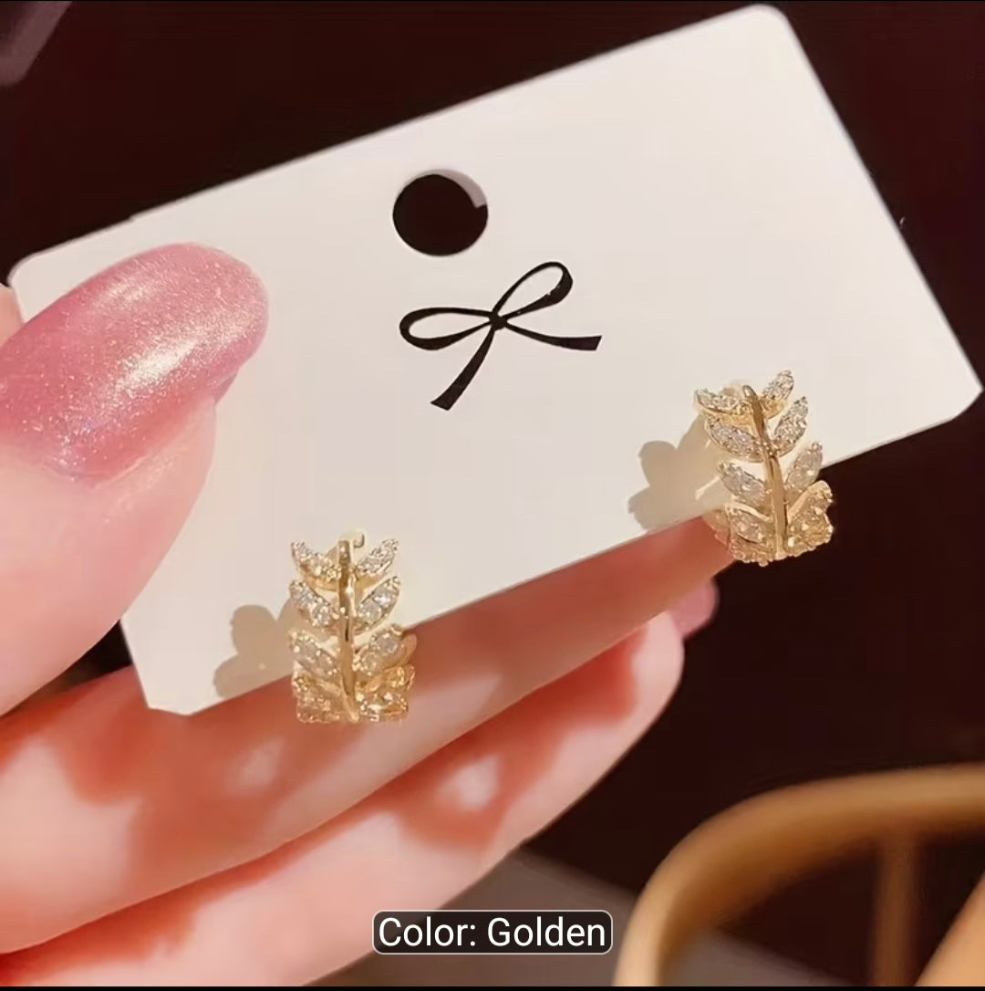 Exquisite Olive Leaf Earrings