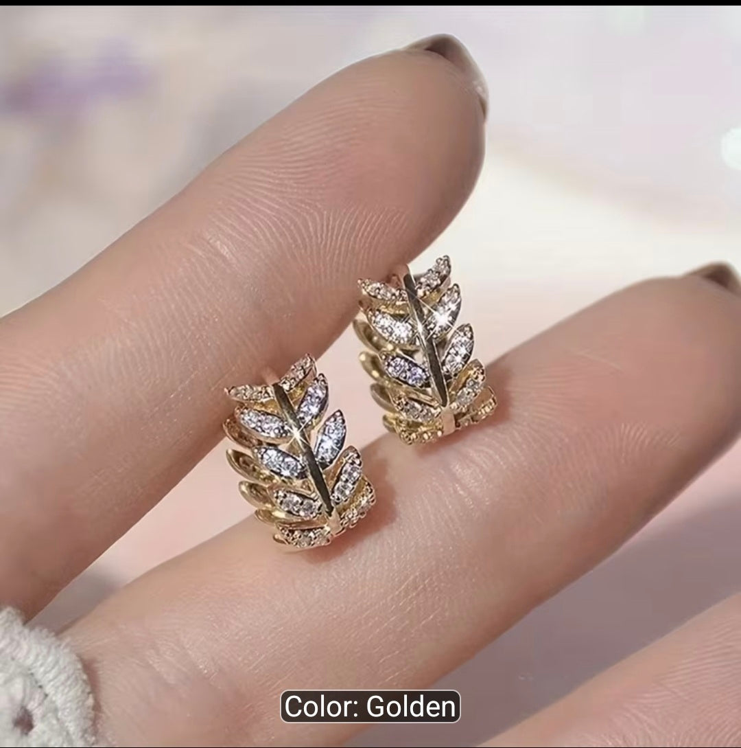 Exquisite Olive Leaf Earrings
