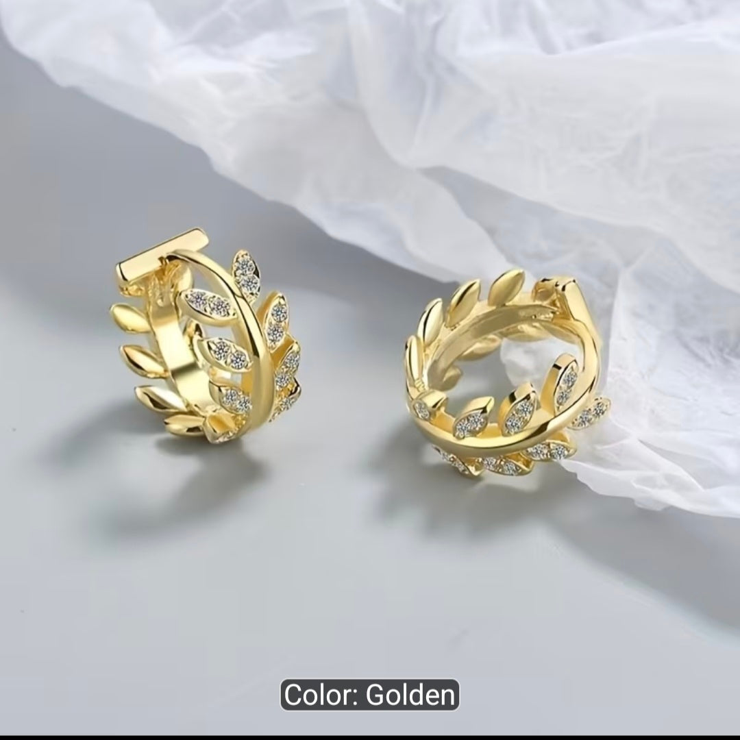 Exquisite Olive Leaf Earrings